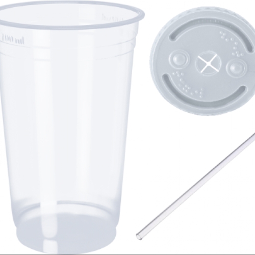 copo descartável com tampa e canudo-copo descartável com tampa e canudo