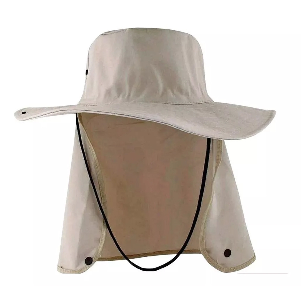 Chapéu Com Proteção Pedreiro Pescador Gari Trabalhador-Chapéu Com Proteção Pedreiro Pescador Gari 