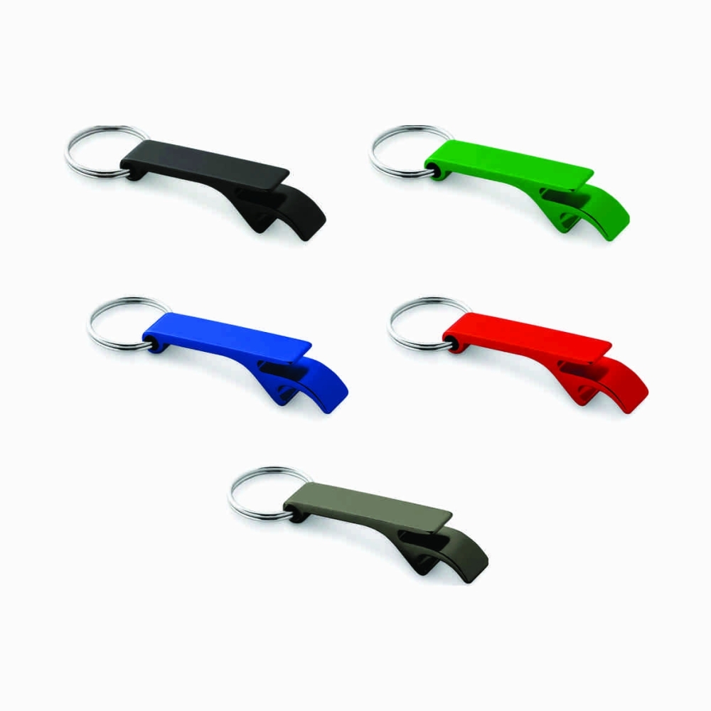 Chaveiro alumínio abridor garrafa