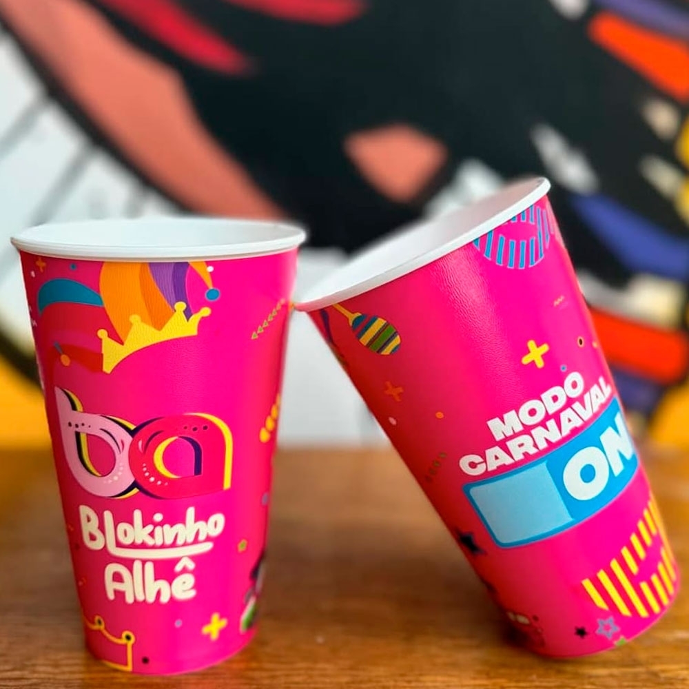 Copo Label 550ML - IMPRESSÃO LABEL