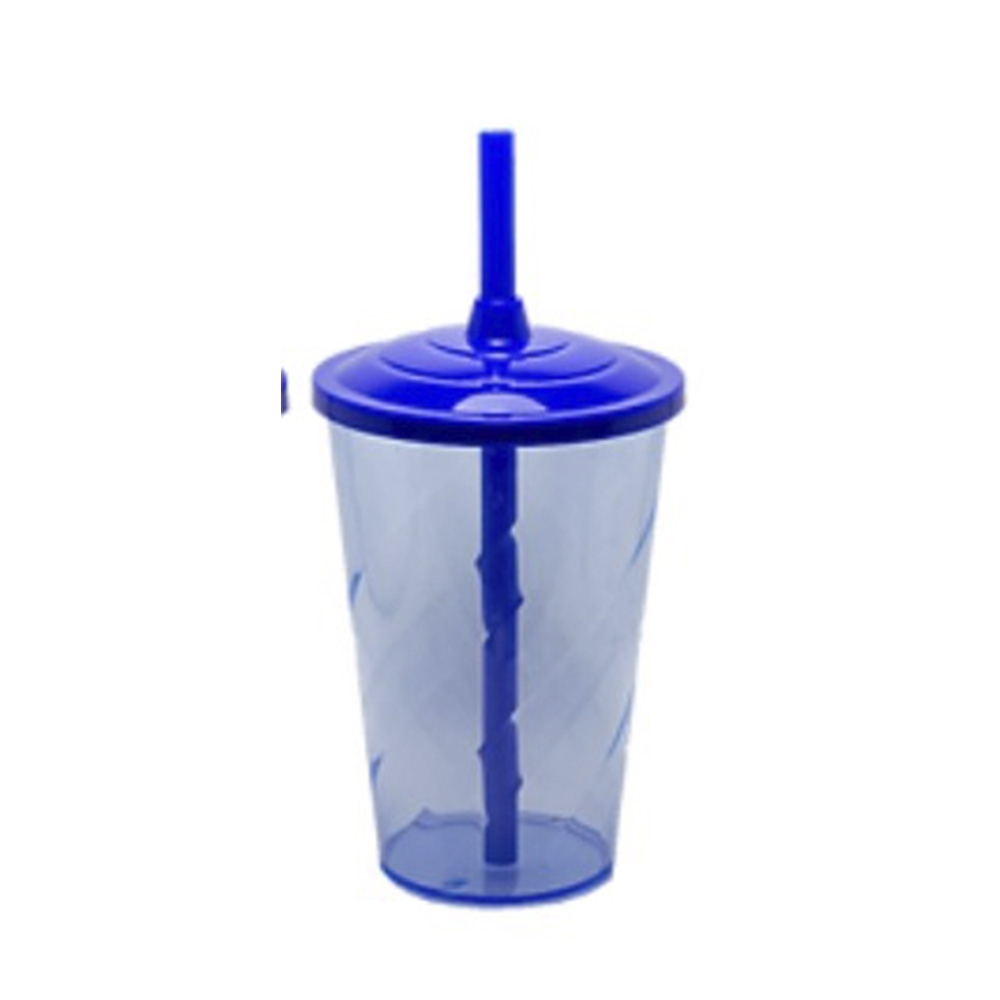 Copo Twister com Tampa e Canudo 600 ml