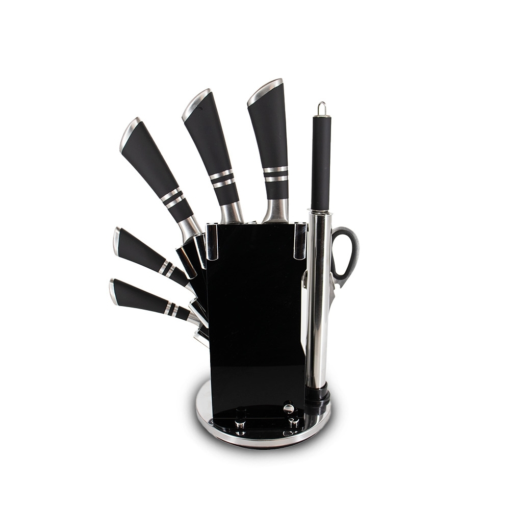 Kit Facas inox 7 peças com suporte