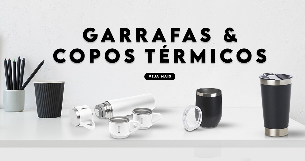Copo e Garrafa Térmica 